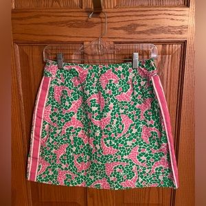 Lilly Pulitzer Golf Tennis Skort - Pink and Green Dolphins